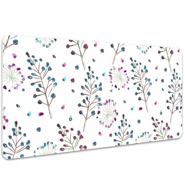 Tapete para secretária Motivo floral