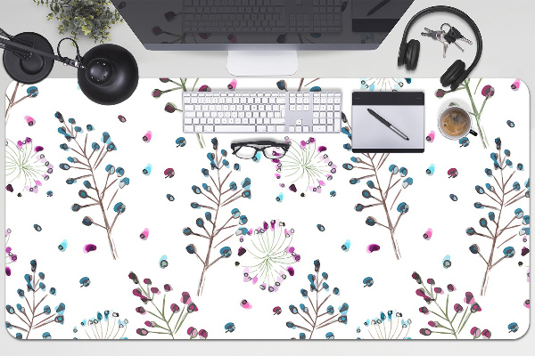 Tapete para secretária Motivo floral