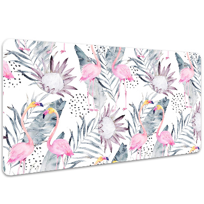 Tapete para secretária Flamingos