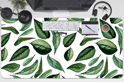 Tapete de secretária Folhas verdes