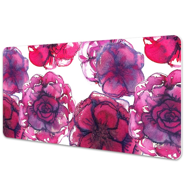Tapete para secretária rosas vermelhas