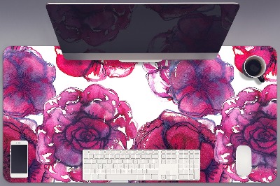 Tapete para secretária rosas vermelhas