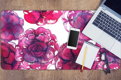 Tapete para secretária rosas vermelhas