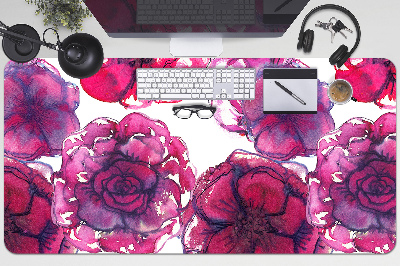 Tapete para secretária rosas vermelhas