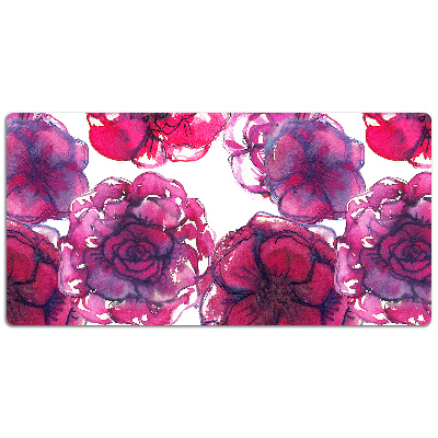 Tapete para secretária rosas vermelhas