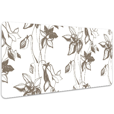 Tapete de secretária Desenho de flores