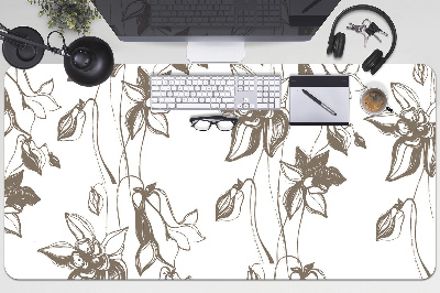 Tapete de secretária Desenho de flores
