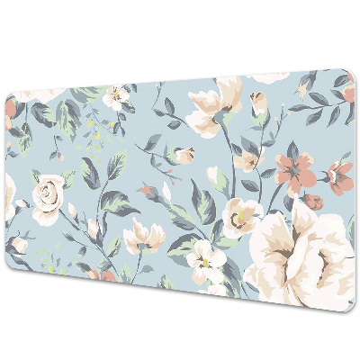 Tapete para secretária Flores estilo vintage
