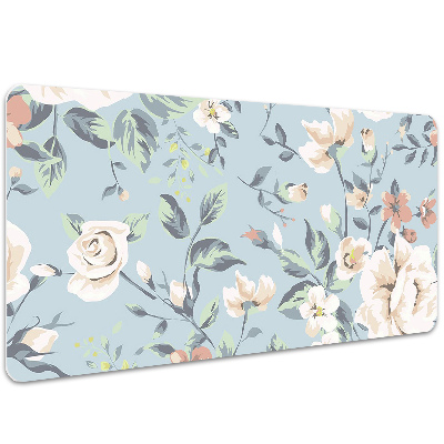 Tapete para secretária Flores estilo vintage
