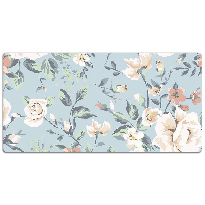 Tapete para secretária Flores estilo vintage