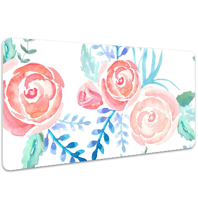Tapete para secretária Flores brilhantes