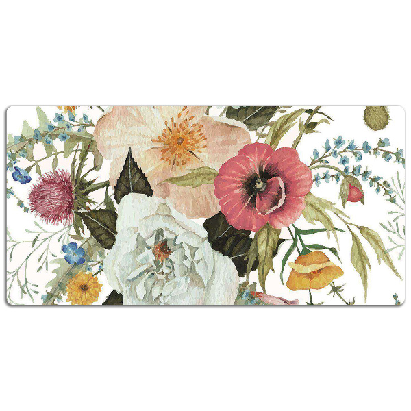 Tapete de secretária Buquê de flores silvestres