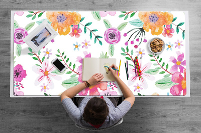Tapete para secretária Desenho de flores