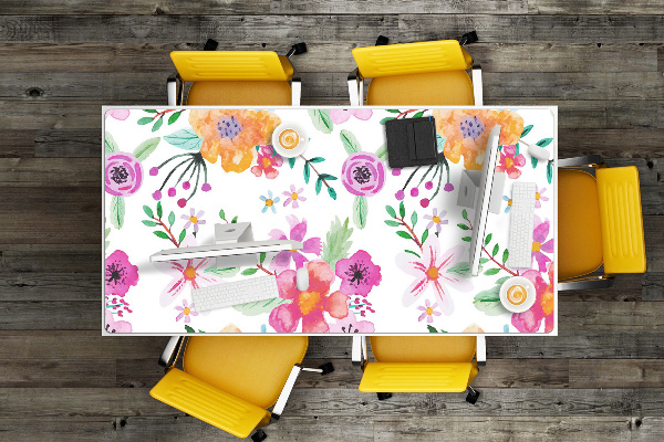 Tapete para secretária Desenho de flores