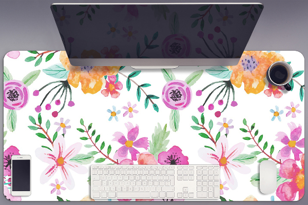 Tapete para secretária Desenho de flores