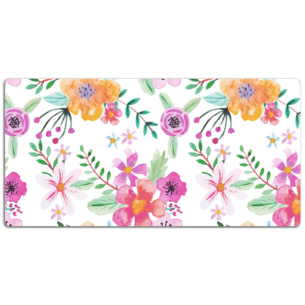 Tapete para secretária Desenho de flores