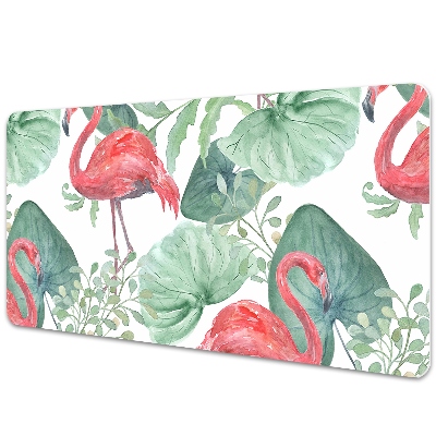 Tapete para secretária Flamingos exóticos