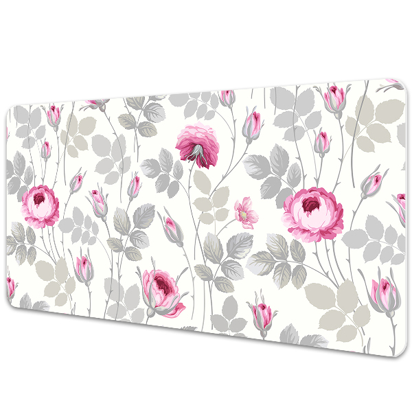 Tapete para secretária Rosas Pastel