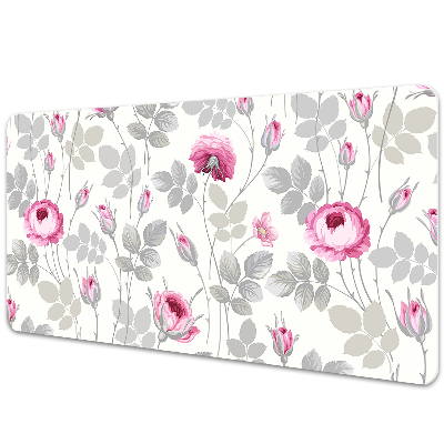 Tapete para secretária Rosas Pastel