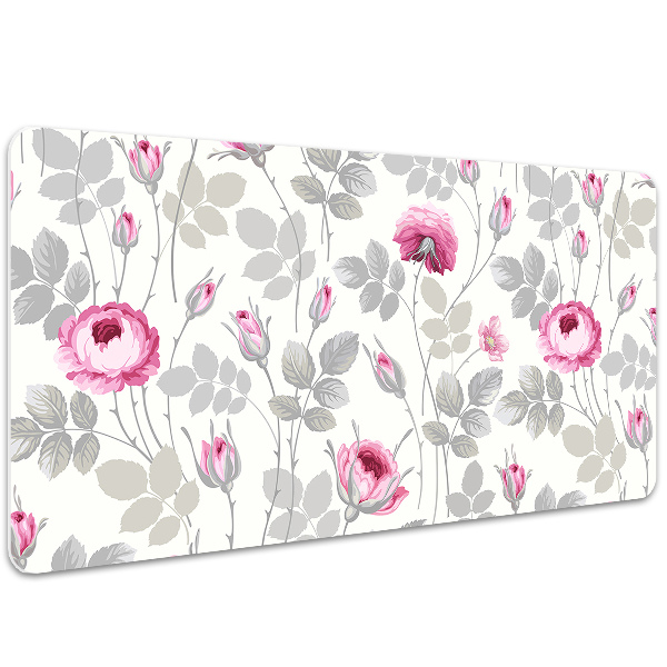 Tapete para secretária Rosas Pastel
