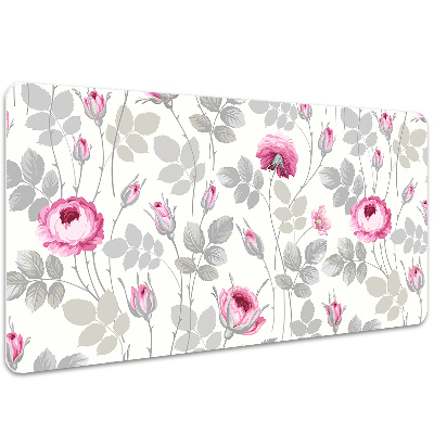 Tapete para secretária Rosas Pastel