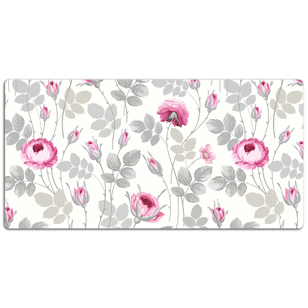Tapete para secretária Rosas Pastel