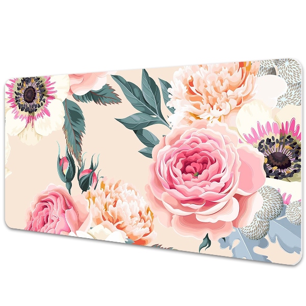 Base de secretária Flores em tons pastel