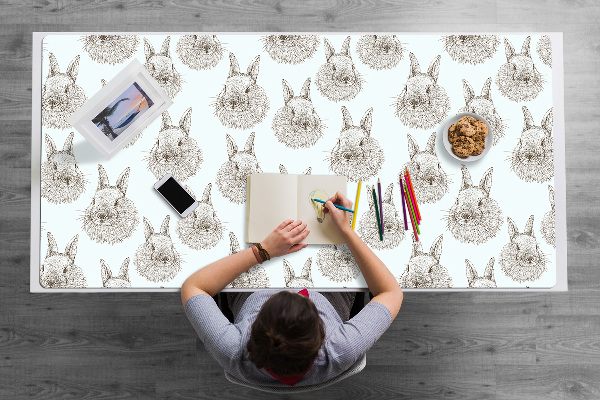 Base de secretária Coelhos esboçados