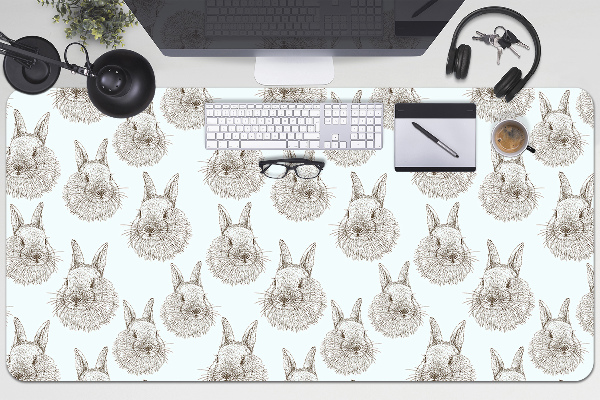 Base de secretária Coelhos esboçados