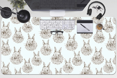 Base de secretária Coelhos esboçados