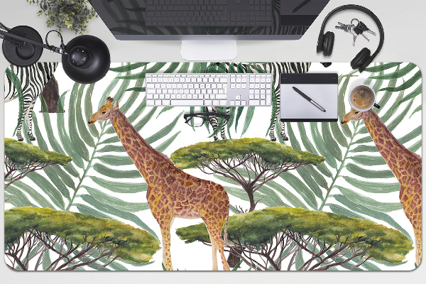 Tapete de secretária Animais da savana