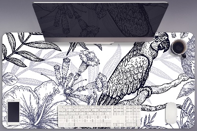 Tapete de secretária Papagaio esboçado