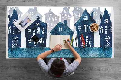 Tapete para secretária Cidade à noite