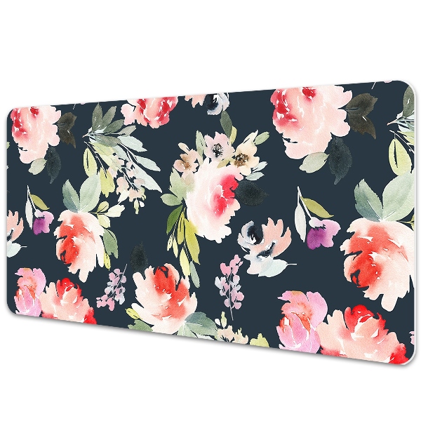 Tapete para secretária Flores pintadas