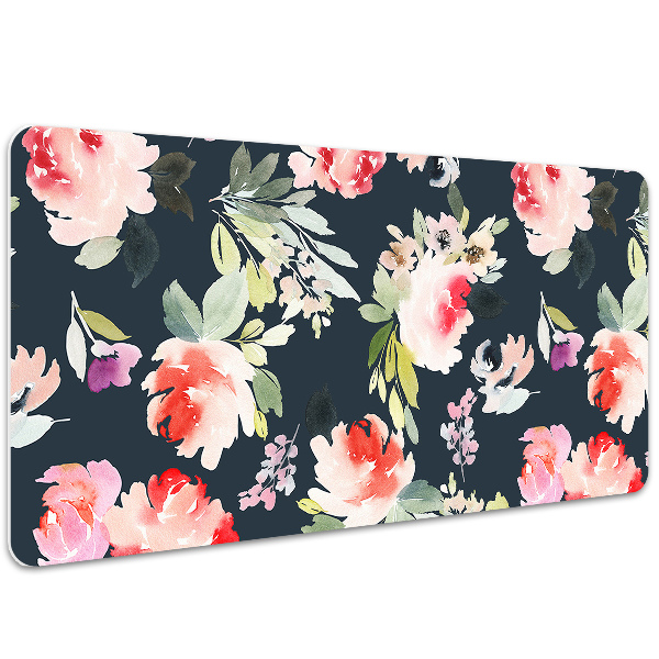 Tapete para secretária Flores pintadas