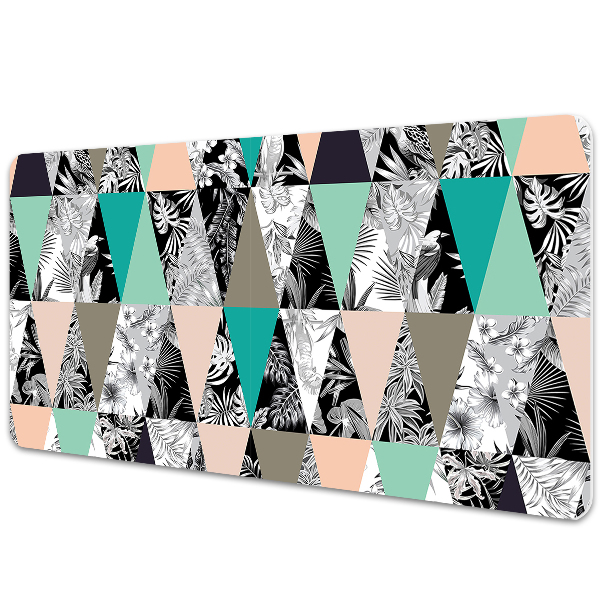 Base de secretária Patchwork tropical