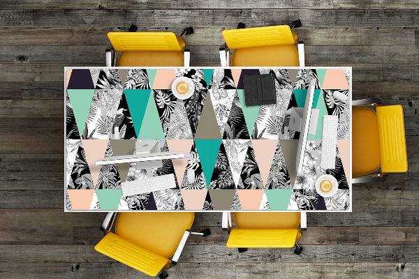Base de secretária Patchwork tropical