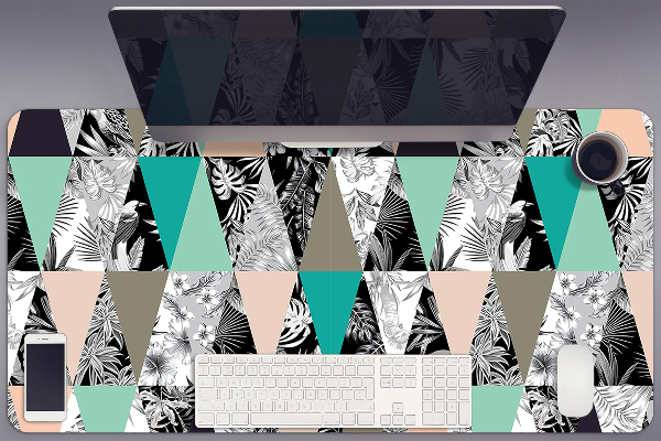Base de secretária Patchwork tropical
