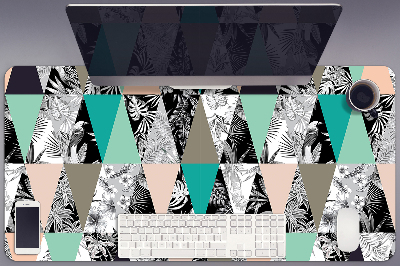 Base de secretária Patchwork tropical