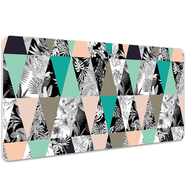 Base de secretária Patchwork tropical