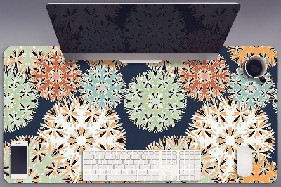 Tapete para secretária Mandalas coloridas