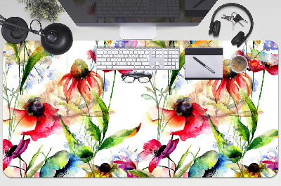 Base de secretária Flores coloridas