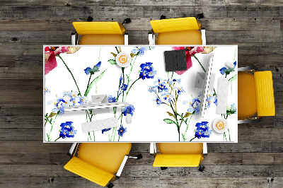 Tapete de secretária Flores pintadas