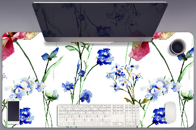 Tapete de secretária Flores pintadas