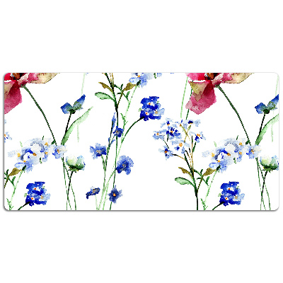 Tapete de secretária Flores pintadas