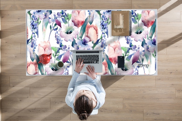 Tapete para secretária Buquê de primavera