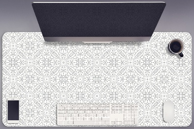 Tapete para secretária ornamento floral