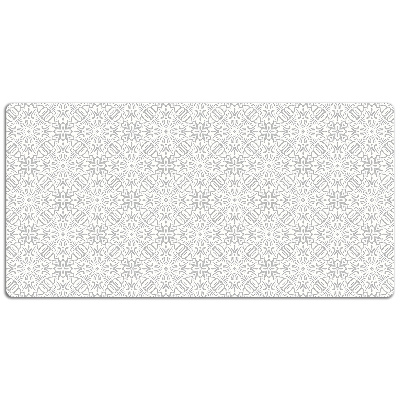 Tapete para secretária ornamento floral