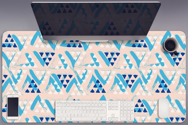 Tapete para secretária Padrão triangular