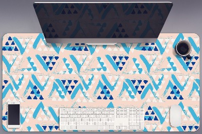 Tapete para secretária Padrão triangular